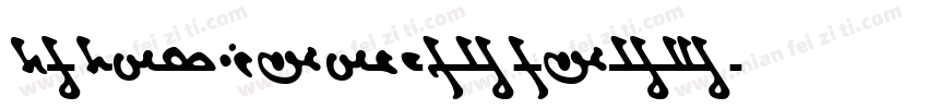 Titus RoundGlagolica字体转换
